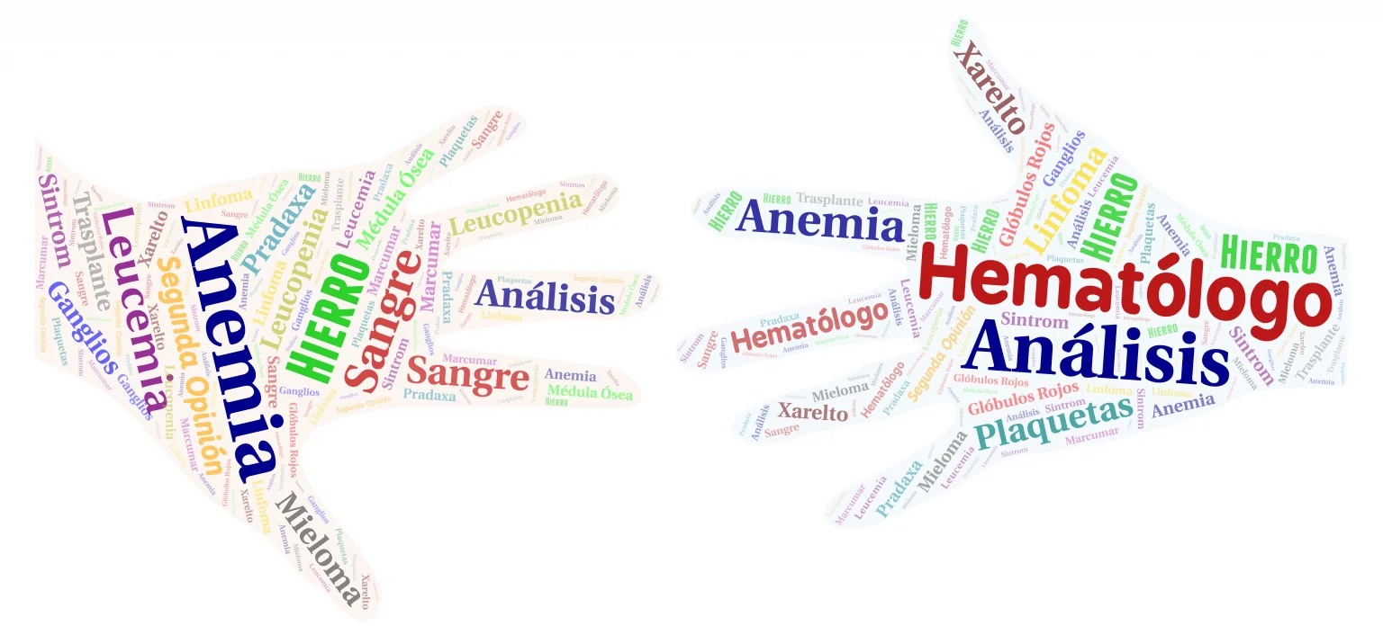 Cloud Tag hematologo Tenerife Nube de palabras o tag cloud sobre hematologia o trata un hematólogo en Tenerife